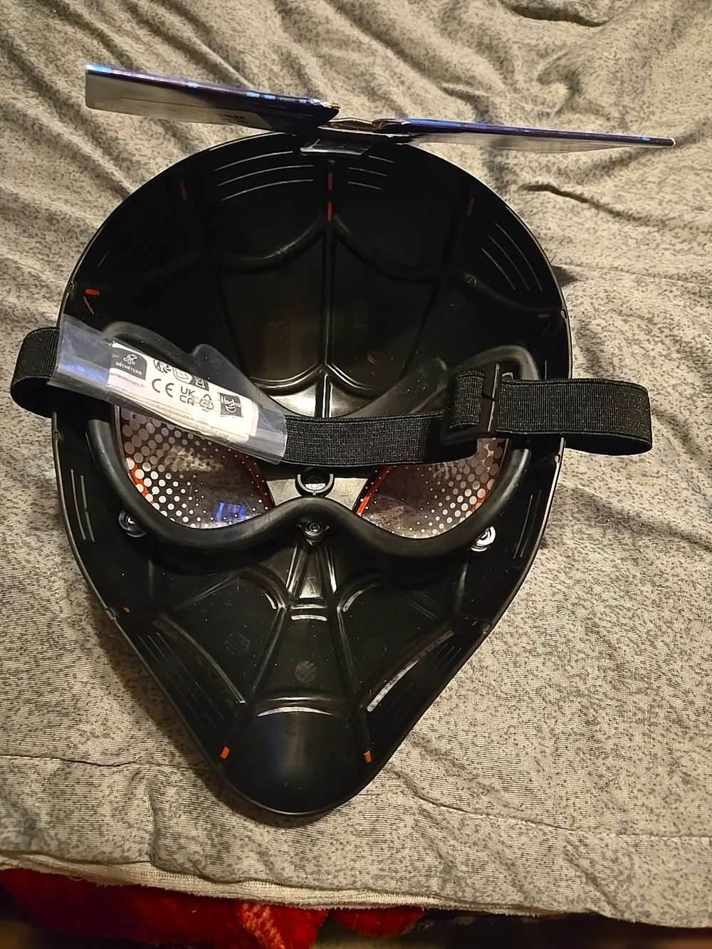 Marvel Miles Morales Spider-Man Mask in Black and Red - Picture 2 of 2